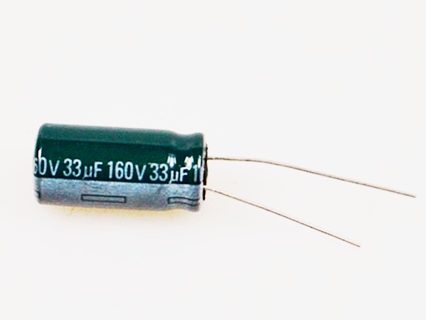 33UF 160V Aluminium Electrolytic Capacitor