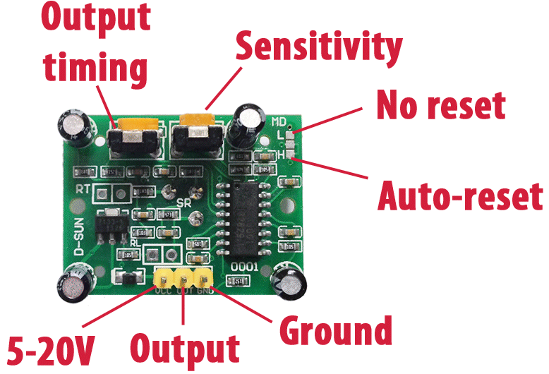 PIR Motion Sensor Module HC-SR501 - Image 8