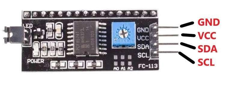 I2C Arduino Serial Module For LCD 16*2 - Image 6