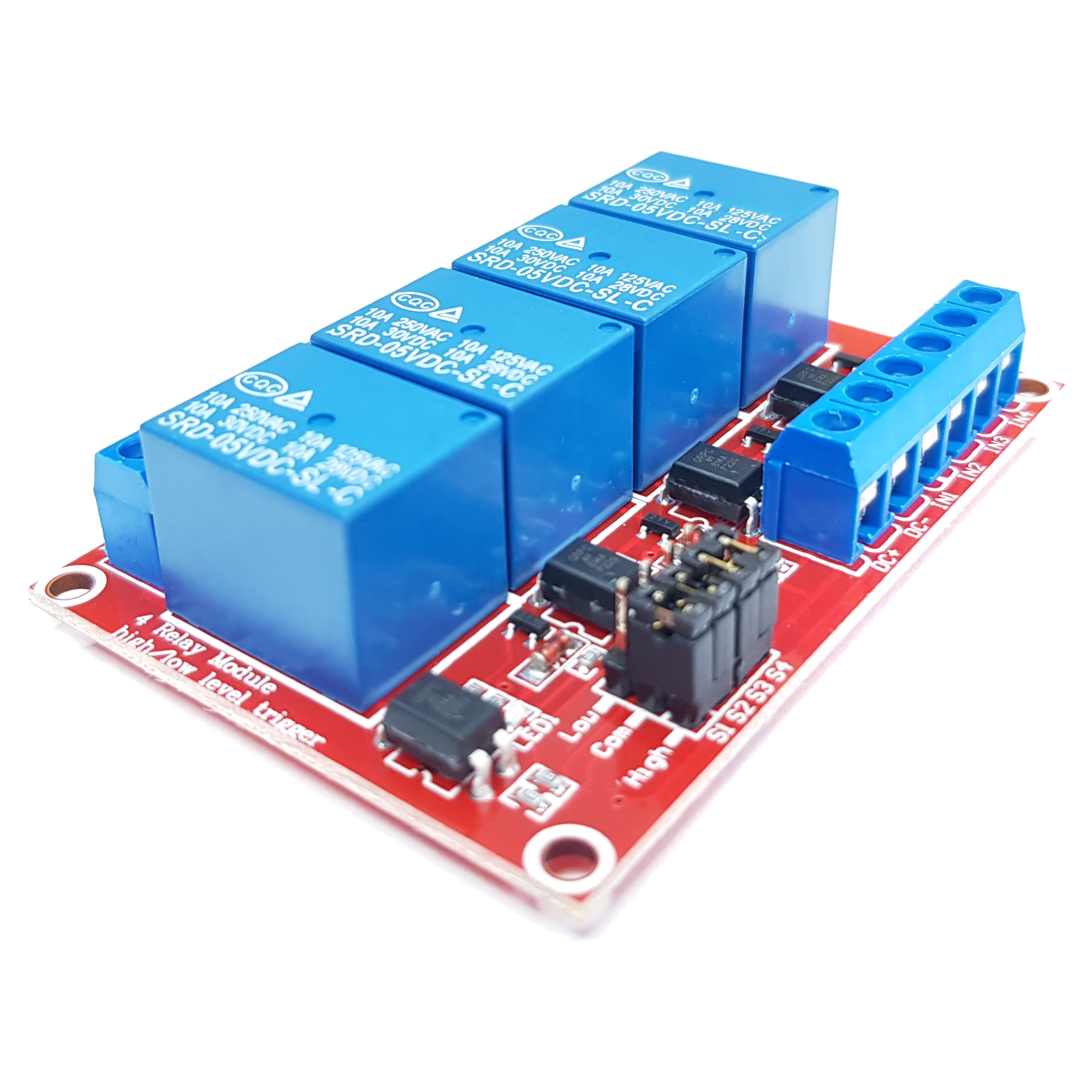 4 Output Relay Module Works on 5V Signal - Image 3