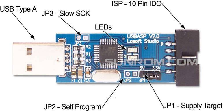 USB ASP AVR Programming Device for ATMEL Processors HW-437 - Image 3