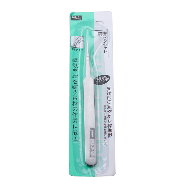 Stainless Steel Straight Tweezer Ts-14