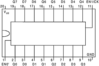 40373 DIP Octal D-Type Transparent Latch (Tri-State) - Image 2