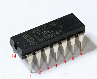 4071 DIP Quad 2-Input Or Gate