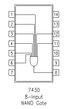 7430 DIP 8-Input NAND Gate - Image 3