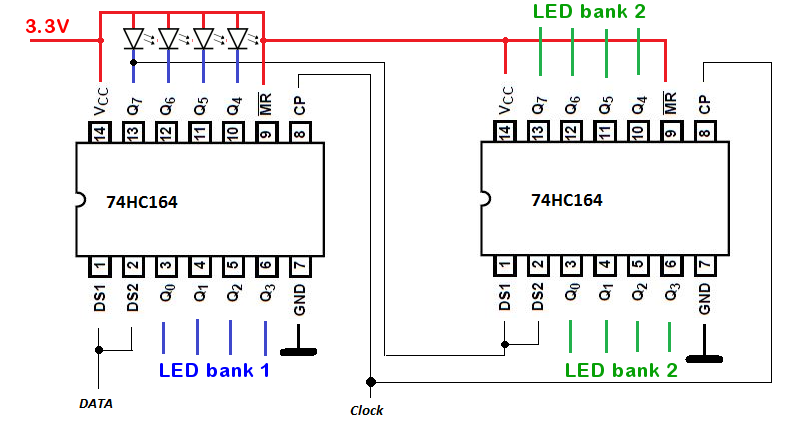 74164 DIP 8-Bit Parallel-Out Serial Shift Register With Asynchronous Clear - Image 5