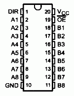 74245 DIP Octal Bus Transceiver With Noninverted Three-State Outputs - Image 5