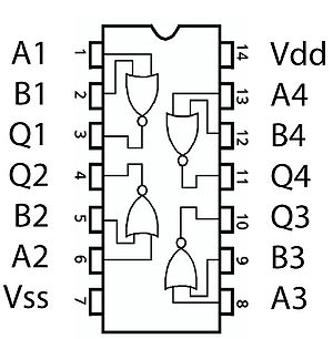 74260 DIP Dual 5-Input NOR Gate - Image 3