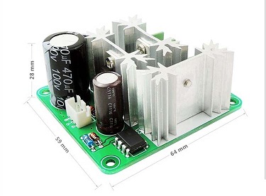 DC 6V-90V 15A PWM DC Motor Speed Governor Controller PLC - Image 3