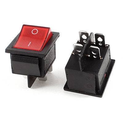 KCD4 ON/OFF Switch 4Pins 15A/30A 250VAC 26x21mm with LED - Image 2
