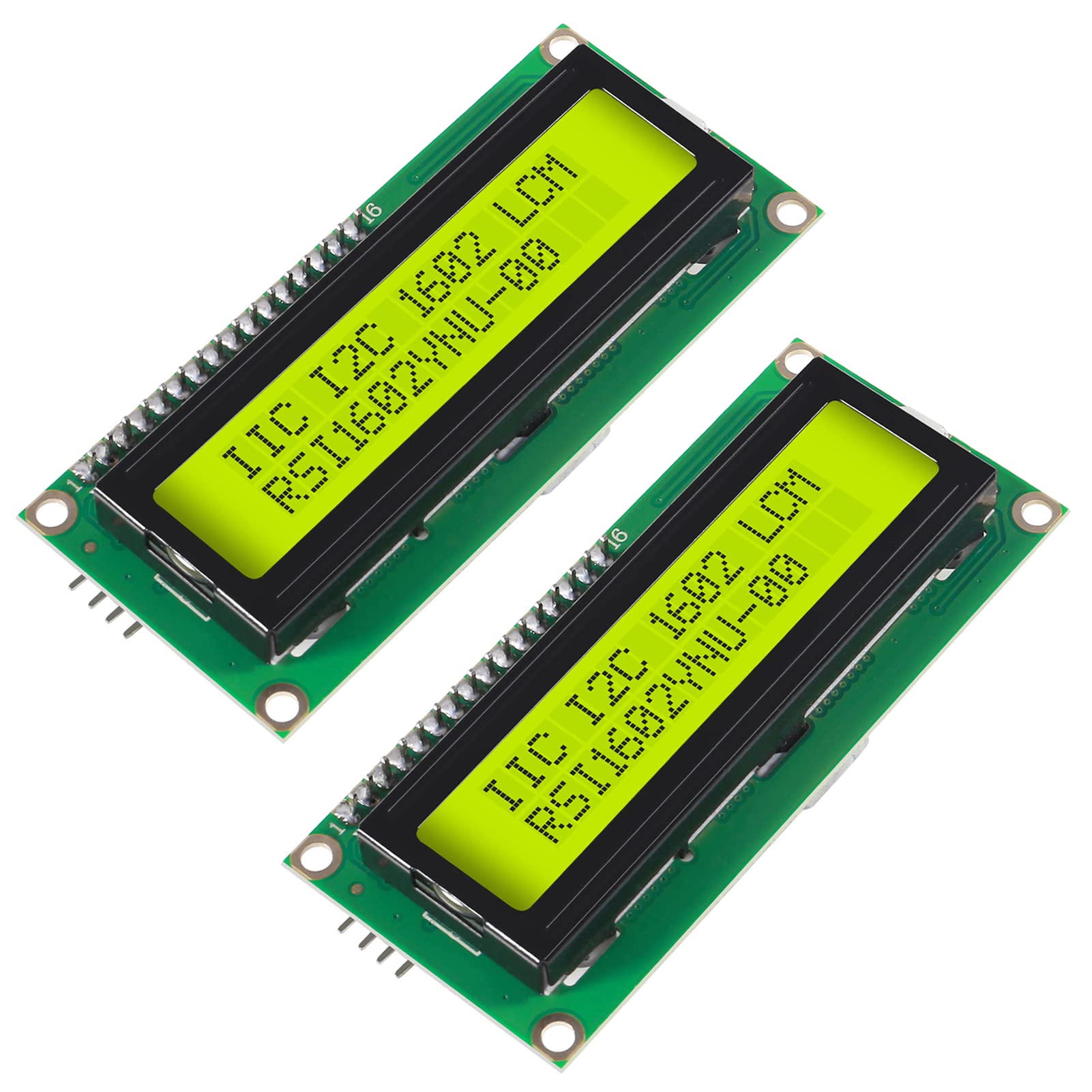 LCD 2x16 Green Backlight 1602 - Image 4
