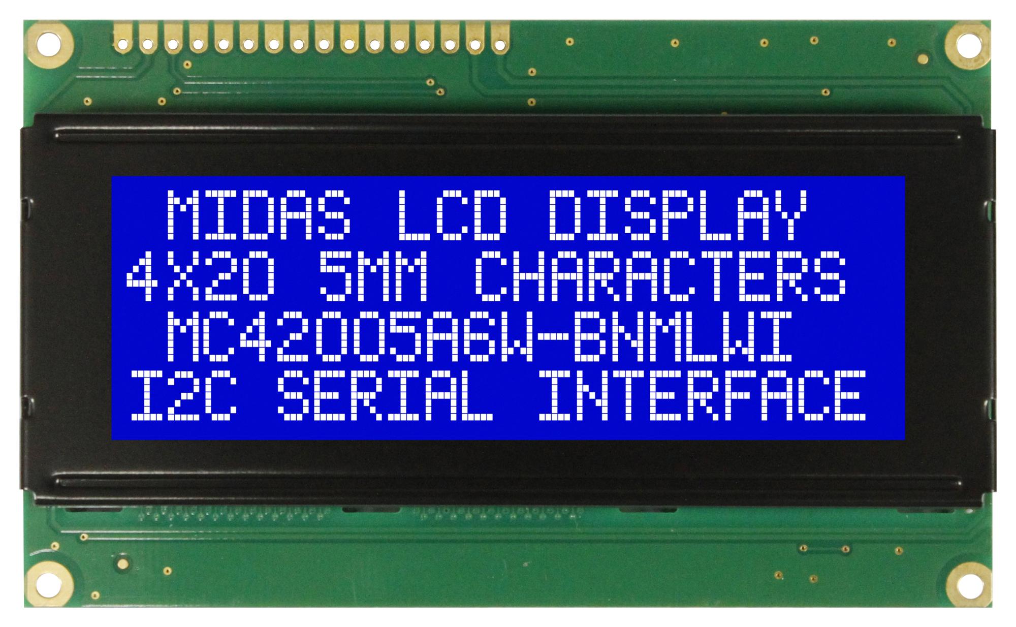 Character LCD 4x20 with large digits and blue backlight - Image 6