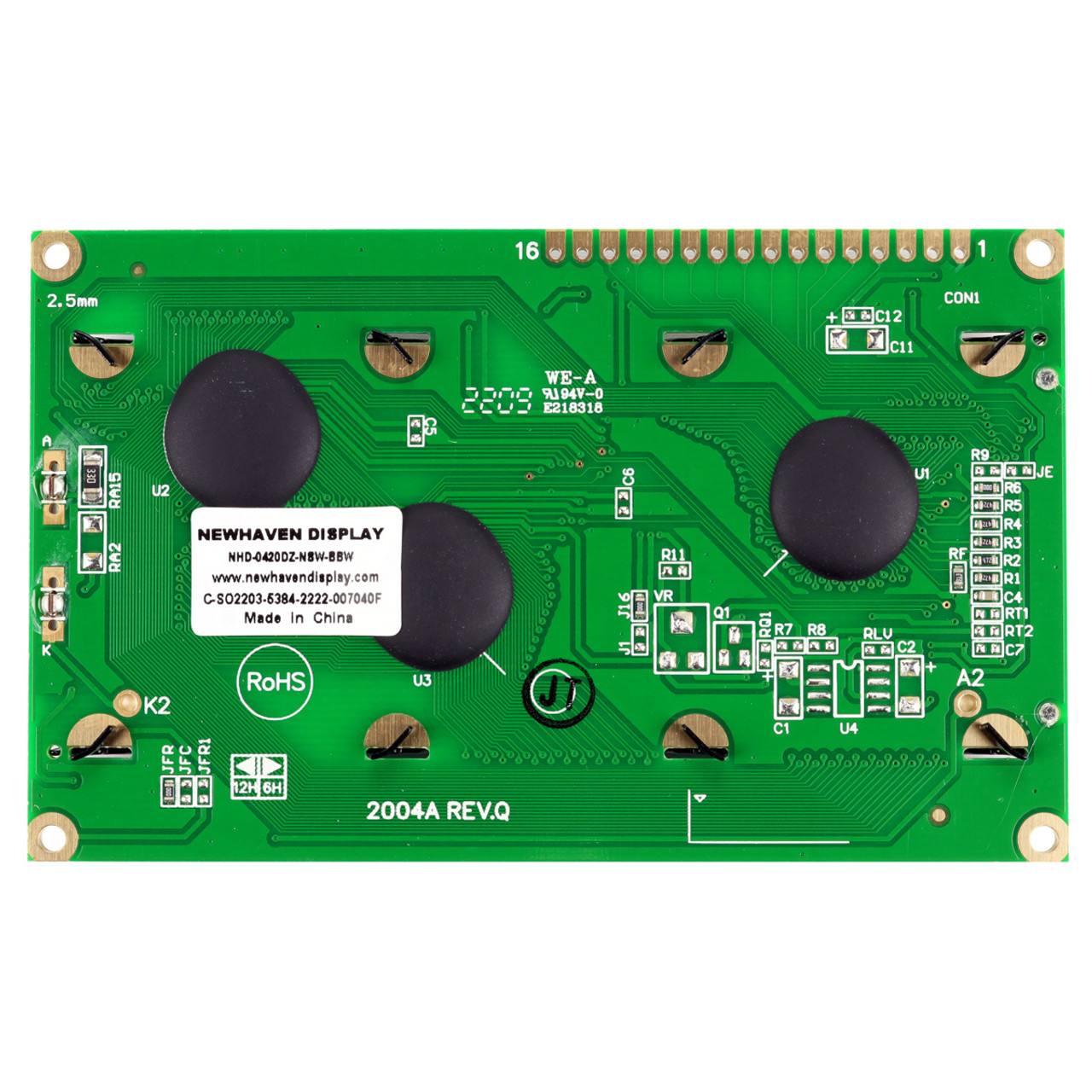 Character LCD 4x20 with large digits and blue backlight - Image 8