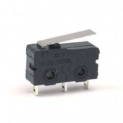 Micro Limit Switch 0.5A 125~250V Arm 17mm Dim: 20mmx6mm - Image 2
