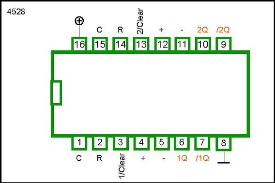 4528 DIP DUAL RETIGGERABLE MONOSTABLE MULTIVIBRATOR WITH RESET - Image 2