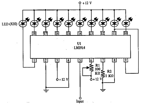 LM3914 – Dot/Bar Display Driver IC - Image 2