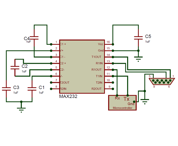 MAX232 Serial Level Converter IC - Image 4