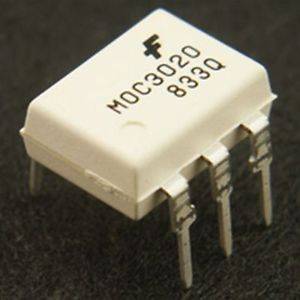 MOC3020 Optocoupler with Triac Driver Output (6-Pin DIP) - Image 2