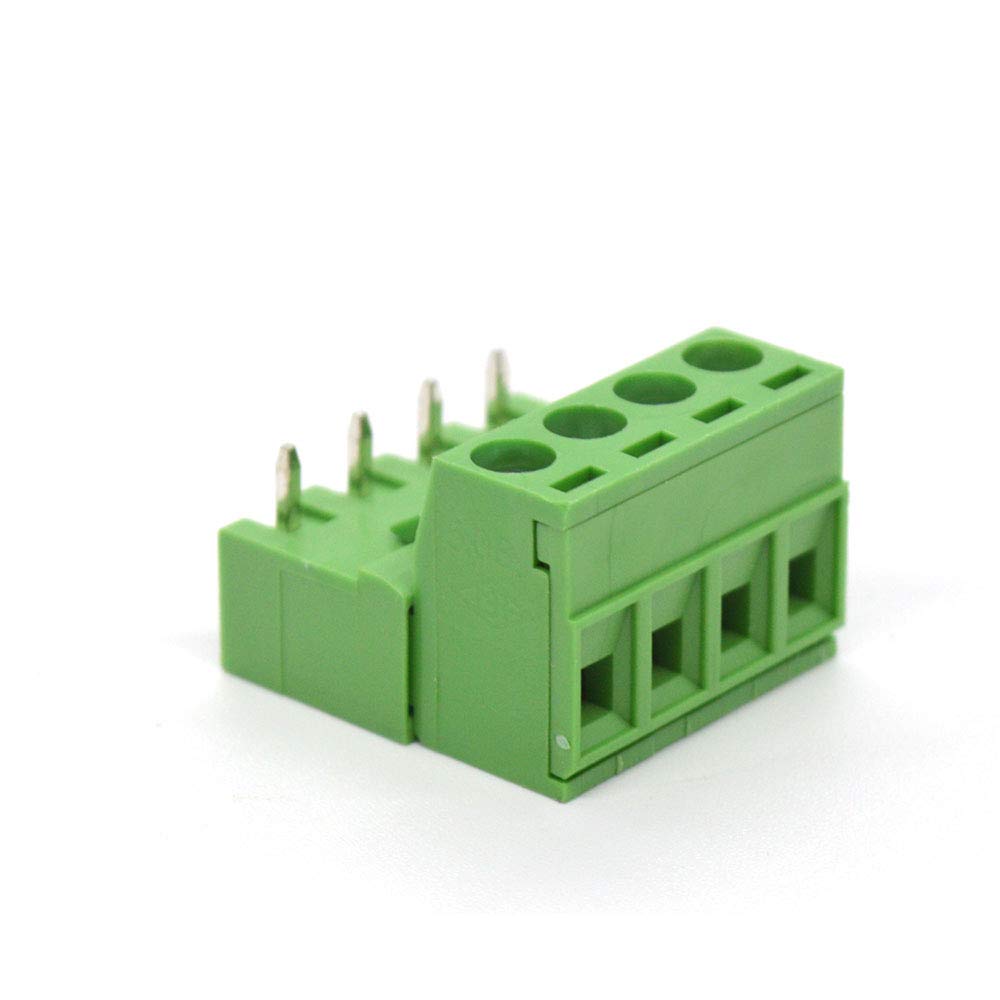 Pluggable Terminal Block 4 Pin 5.08mm Pitch KF2EDGR-5.08-4P Right Angle Pin - Image 3