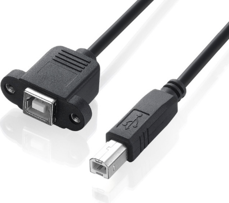 1.5M USB 2.0 Type B Male to Female High Speed Printer Extension Cable - Image 2