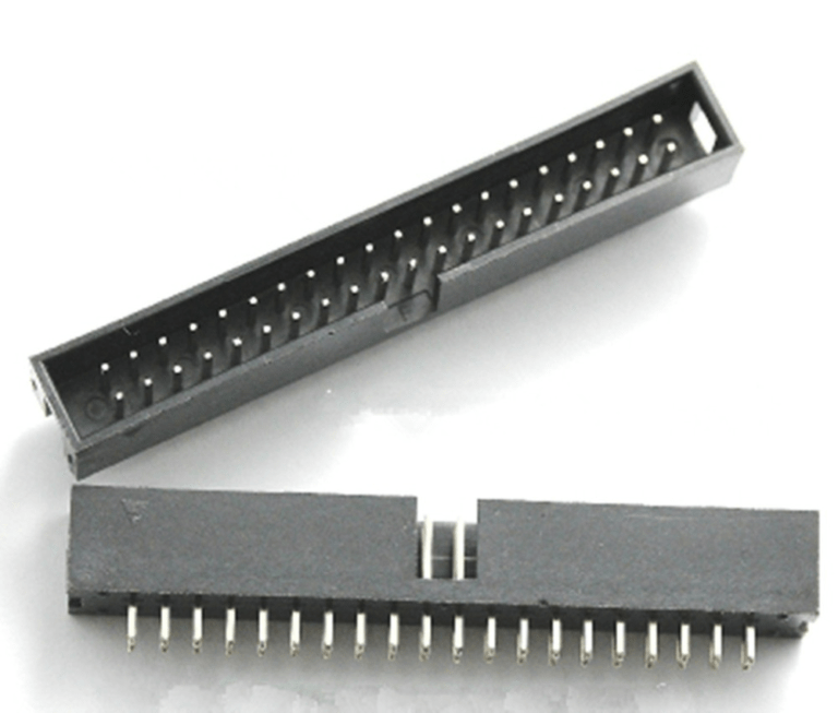 40 Pin Straight Male Shrouded PCB Idc Socket Box Header