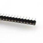 Pin Header Single Round Female 2.54 mm 40 Pin Straight - Image 2