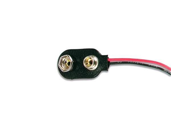 9V battery snap power cable to DC 9V clip male - Image 3