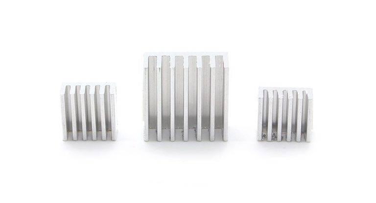 Heat Sink Set for Raspberry Pi 4B Board White 3 PCS