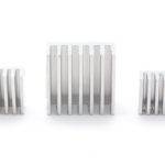 Heat Sink Set for Raspberry Pi 4B Board White 3 PCS - Image 2