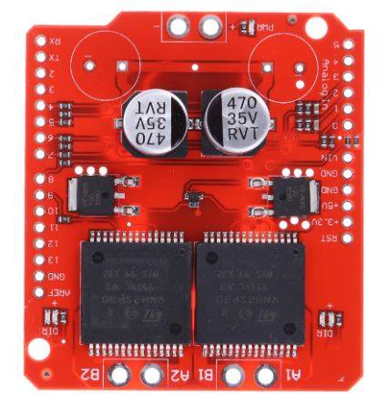 Dual Monster Moto Shield VNH2SP30 DC Motor Driver 30A - Image 3