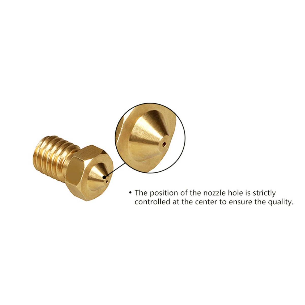 3D Printer Extrusion Nozzle 0.4mm - Image 2