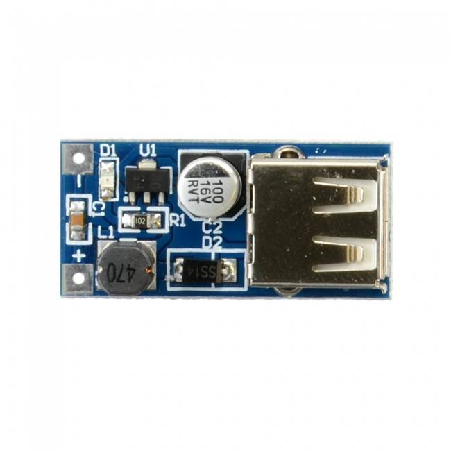 DC-DC USB Boost Step-up Converter 0.9V-5V to 5V - Image 2