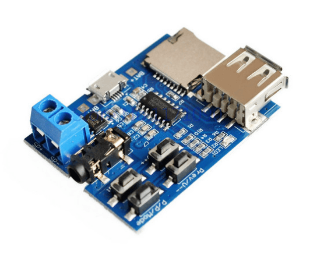 TF/U Disk MP3 Format Decoder Board Amplifier Module