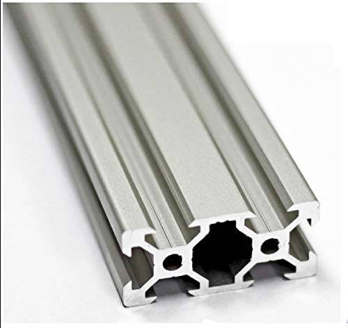 1M Industrial V slot Aluminum Rail Profile 2040 Silver Color