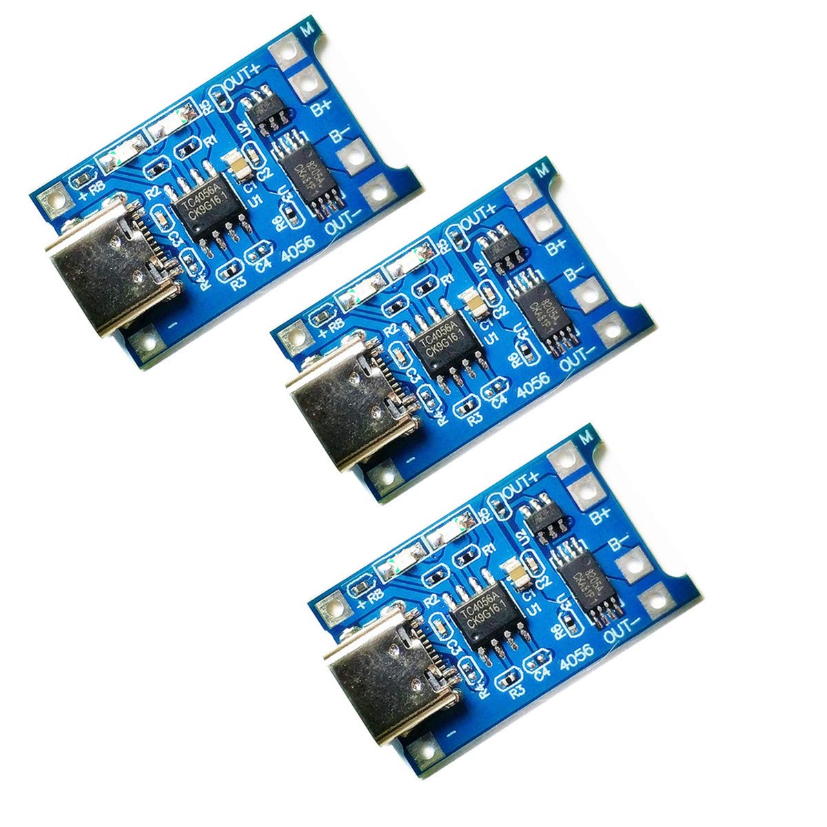 TP4056 Lithium Battery Charging Board Module TYPE-C 1A with Battery Protection - Image 3