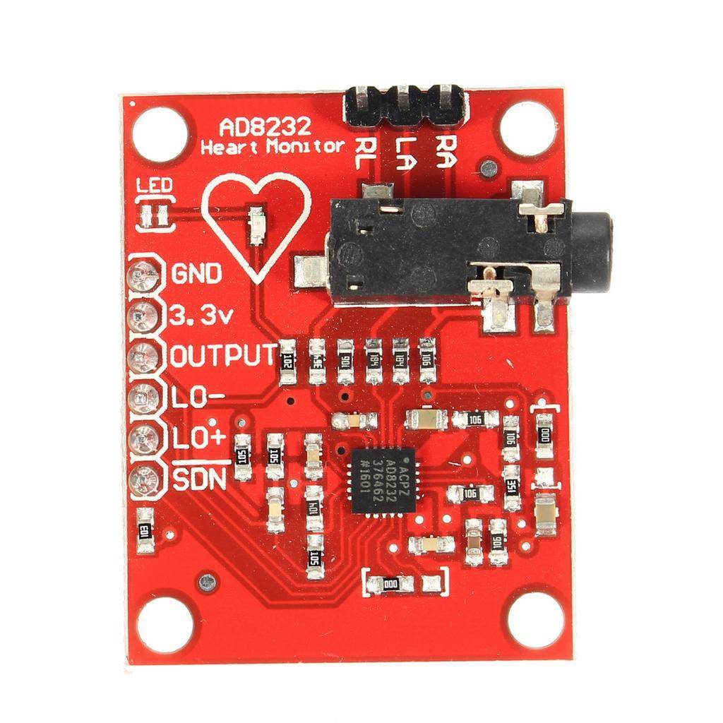 Heart Rate Monitor Kit with AD8232 ECG sensor module - Image 3