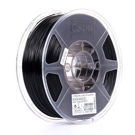 3D Printer Filament PLA+ eSUN 1.75mm 1Kg Black - Image 3