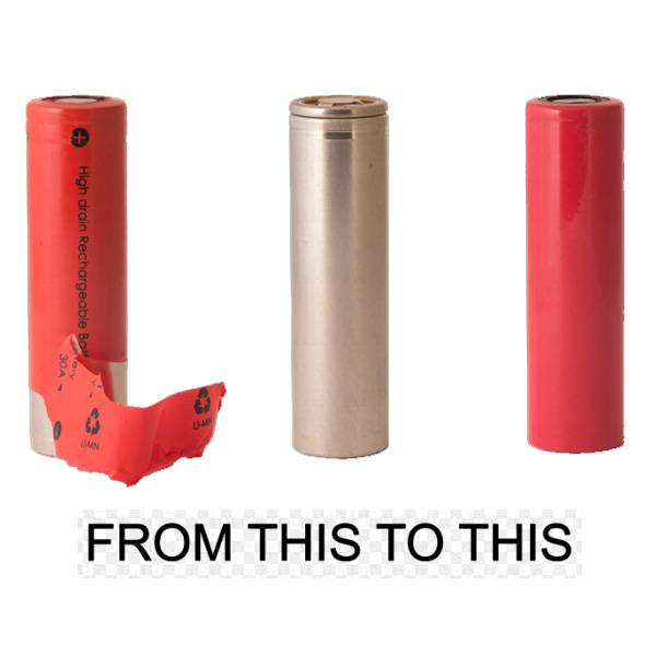 Heat Shrink for Battery 18650 – RED Color - Image 2