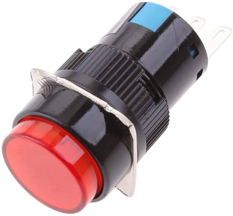 LA160-16A 3 Pin 16mm Push Button Switch Without Lights Without Lock - Image 2