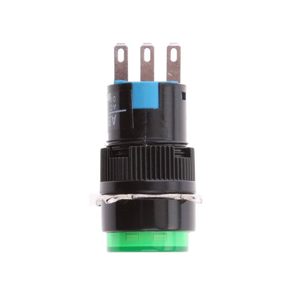 LA160-16A 3 Pin 16mm Push Button Switch Without Lights Without Lock - Image 4