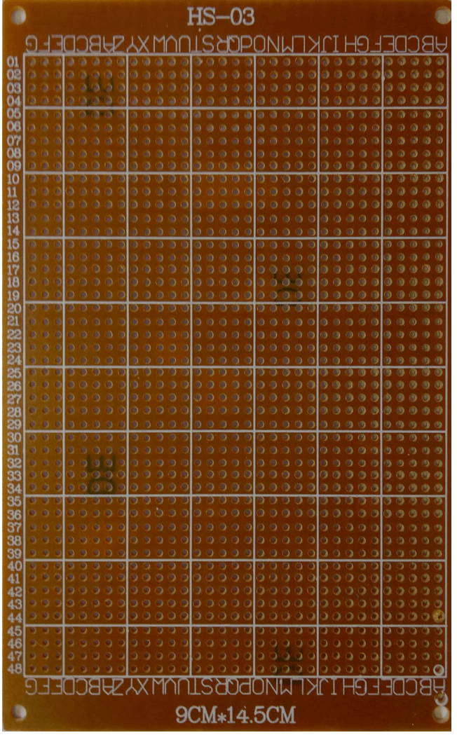 PCB Prototype Board – Vero Board Half Line 9X14.5 CM - Image 2
