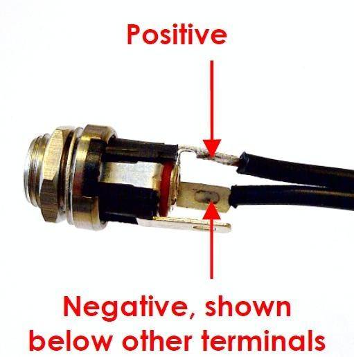 DC Power Supply Jack Socket Female Panel Mount Connector 3 Pin - Image 6
