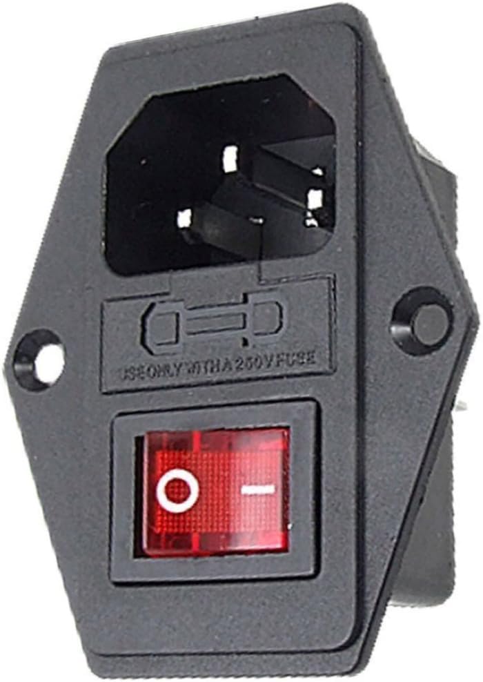 AC Power Connector With On/Off Switch and Fuse Compartment - Image 3