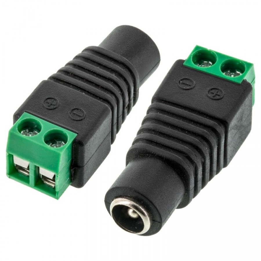 Female DC Jack Adapter with Terminal Block