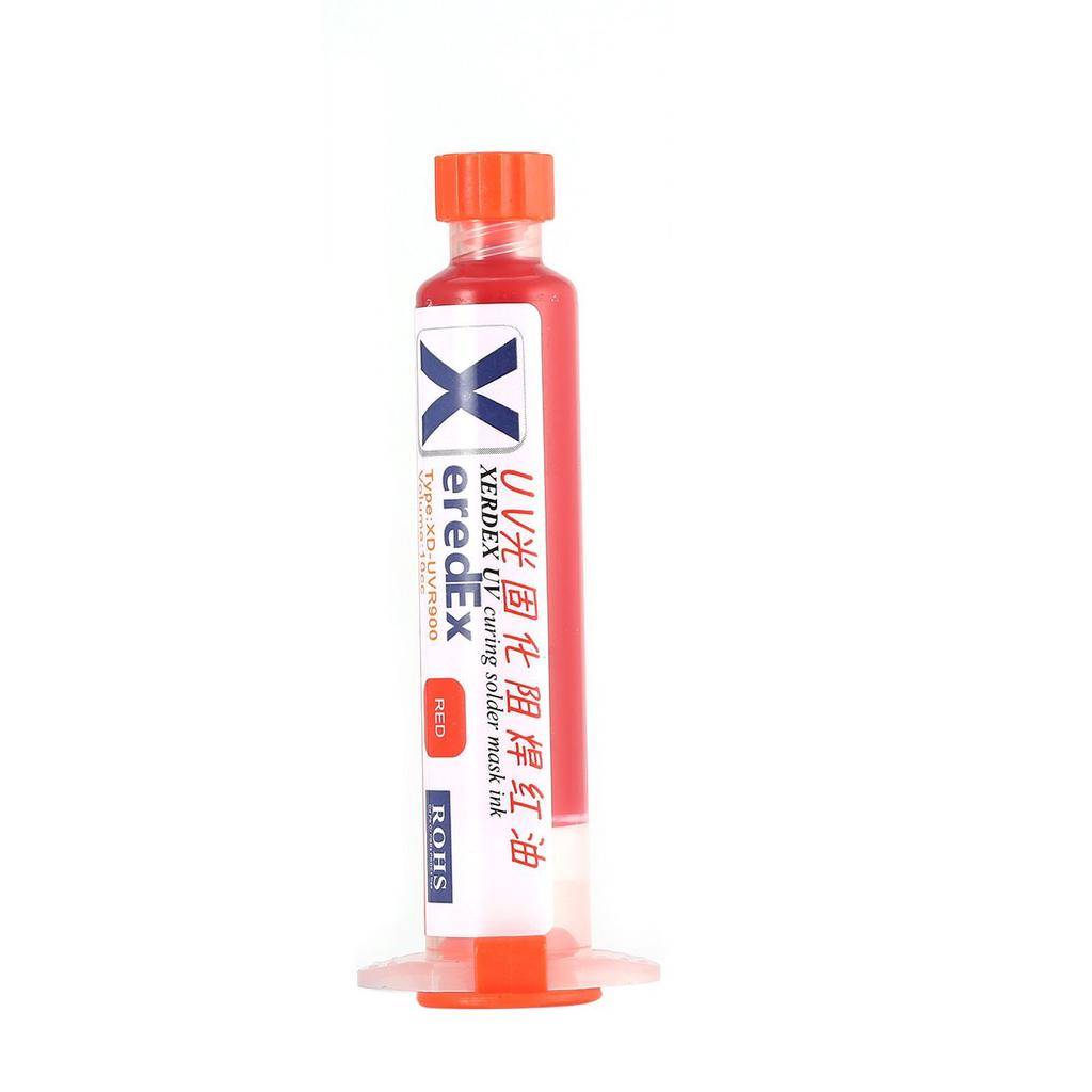 UV Curable Solder Mask - 10ml Red