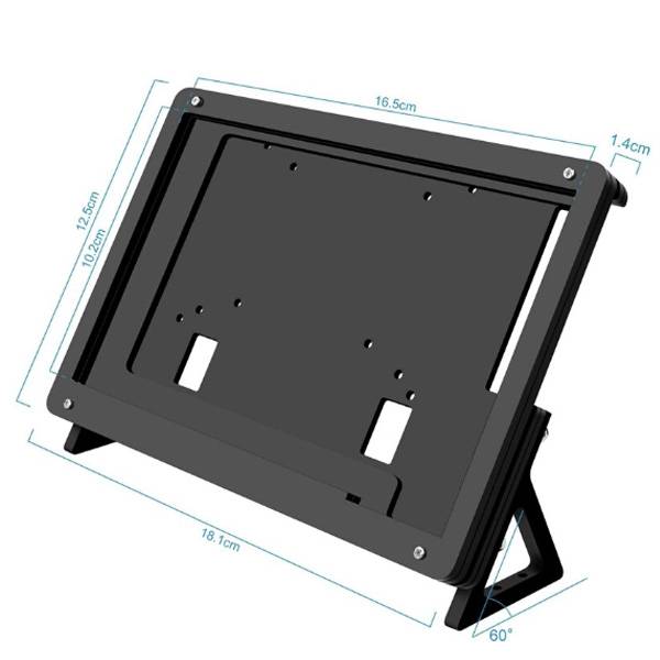 7 Inch LCD Acrylic Screen Case Holder Bracket For Raspberry Pi - Image 4