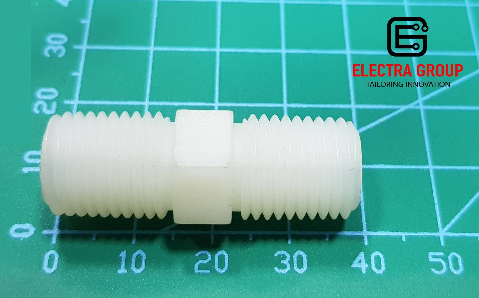 Male to Male Thread PVC-U Connector for 6mm Tube