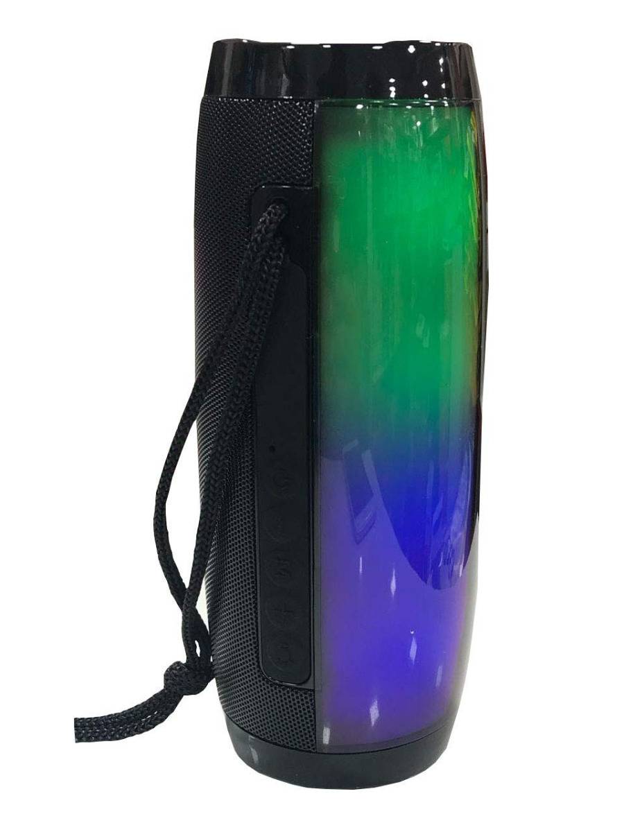 Wireless Portable LED Bluetooth Speaker 157 - Black - Image 3