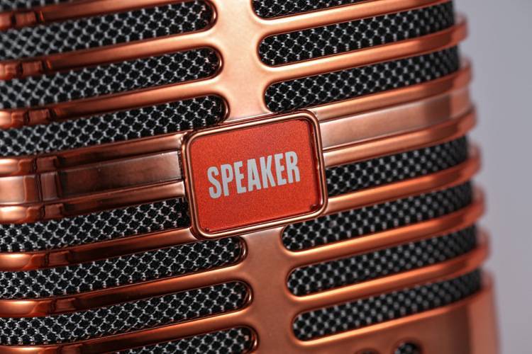 Wireless Bluetooth Speaker Metal USB TF Card T20 - Red - Image 3