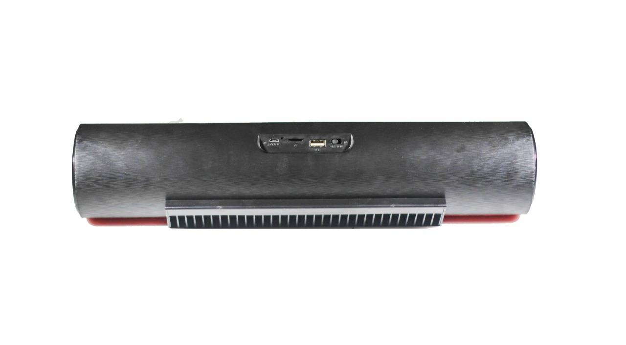 Portable Wireless High Quality Bluetooth Speaker Mully E19 with USB and TF Card Slot - Red - Image 2